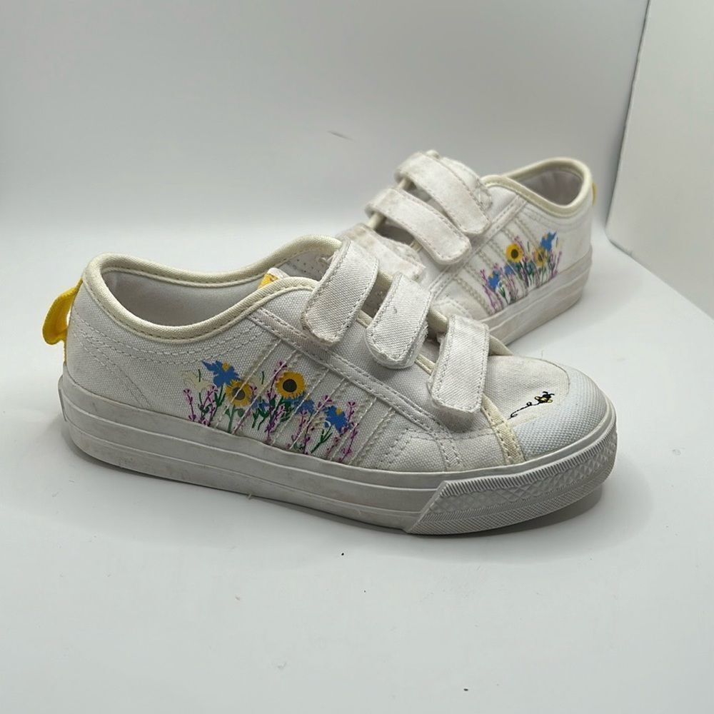 Adidas Embroidered Nizza Velcro Sneakers